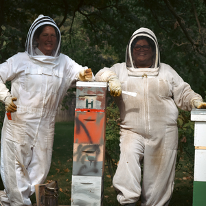 Sarah Mueller and Jenny Renfro Two Chicks Apiary